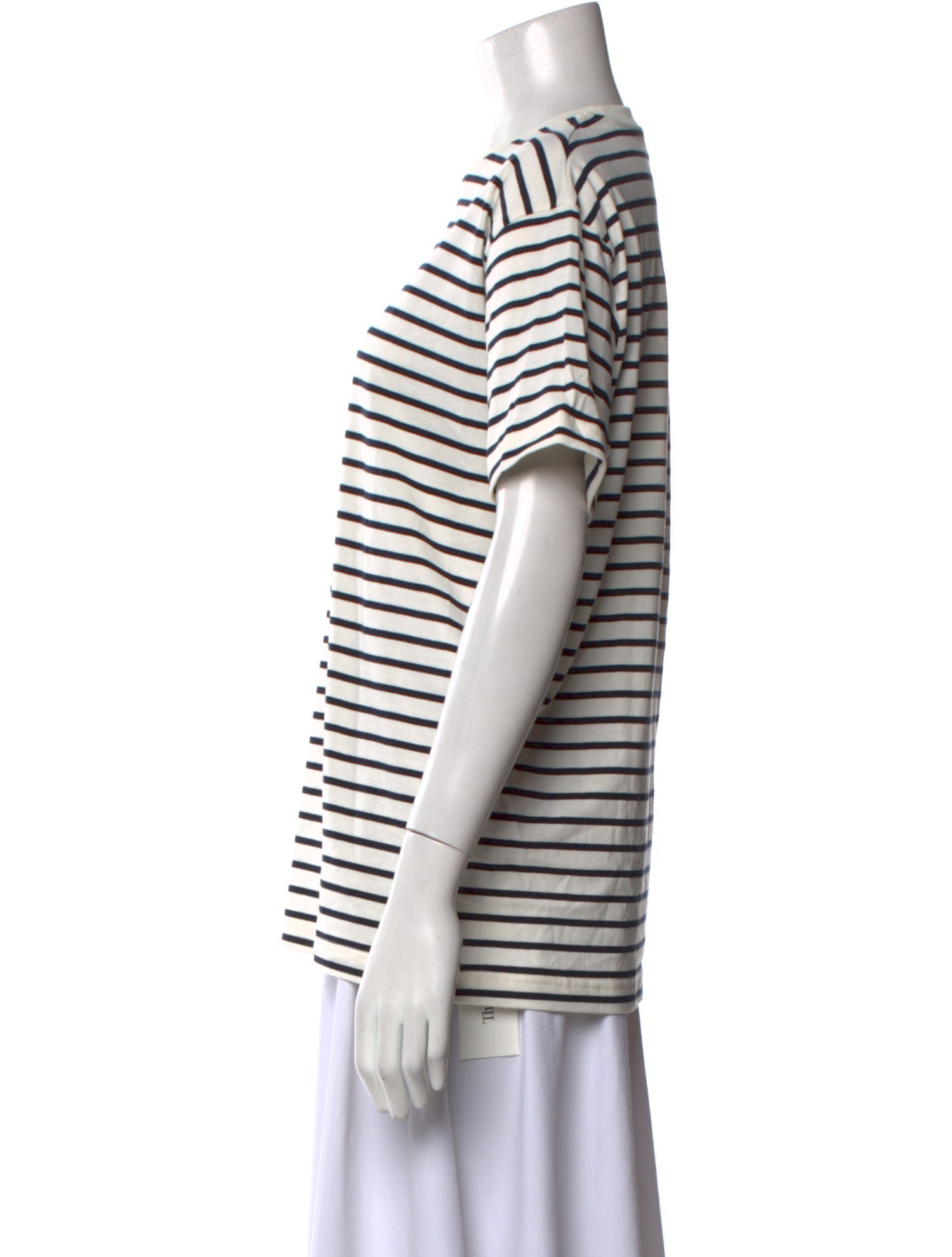 TOTEME Striped Crew Neck T-Shirt